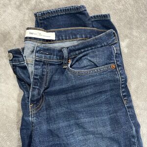 Gap Jeans Women 30 Blue 1969 Best Girlfriend Dark Wash Denim Relaxed Fit
